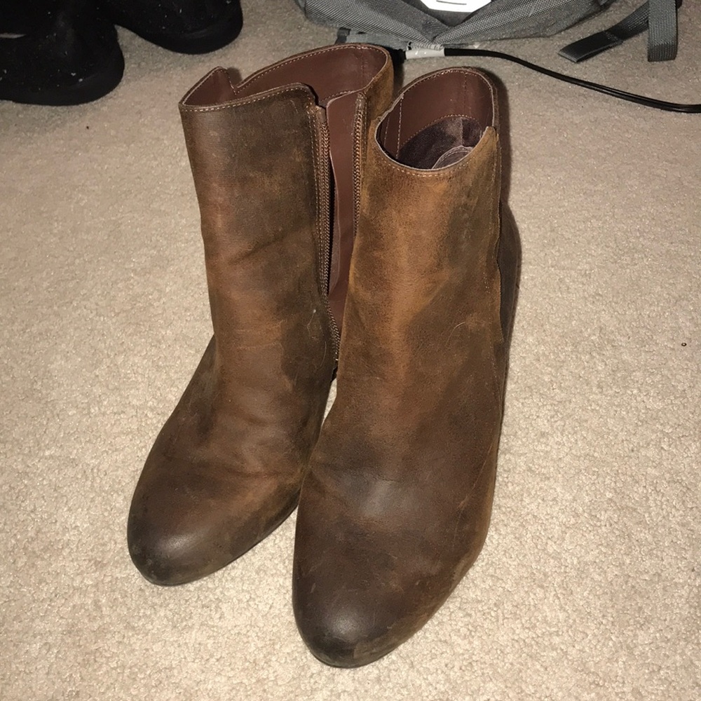 Franco Sarto wedge booties